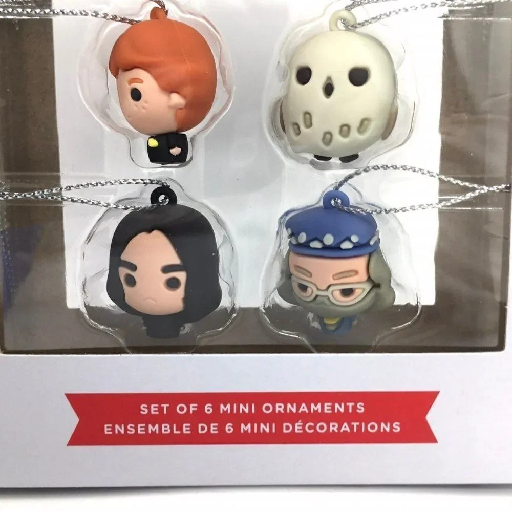 Hallmark Harry Potter Wizarding World Set of 6 Mini Ornaments 2021 New